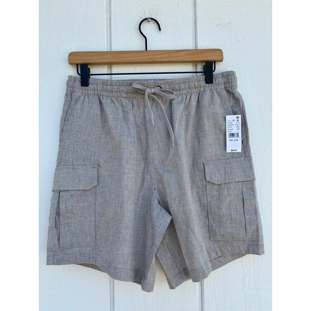 NWT Pacsun Cargo Shorts, Elastic Waist, Gray,‎ Size S